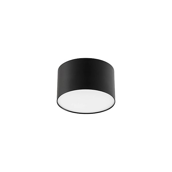 Lindby LED Deckenlampe Nivoria 10020116 Modern in Schwarz aus Aluminium 1-f günstig online kaufen