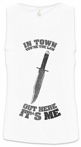 Urban Backwoods Tanktop In Town You're The Law Ärmelloses T-Shirt Sly Rambo günstig online kaufen