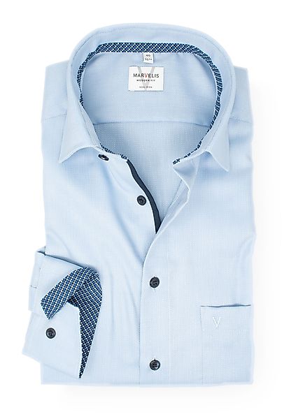 MARVELIS Businesshemd Modern Fit normale, leicht günstig online kaufen