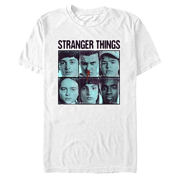 Netflix - Stranger Things - Halftone Gang - Männer T-Shirt günstig online kaufen