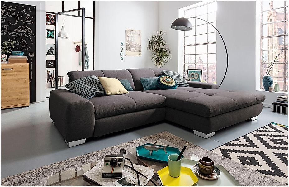 set one by Musterring Ecksofa "SO 1200 inkl. Sitztiefen- & Rückenverstellun günstig online kaufen