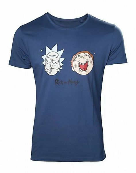 DIFUZED T-Shirt Rick and Morty - Wasted (dunkelblau) günstig online kaufen
