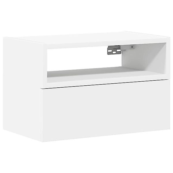 vidaXL Nachttisch Wand-Nachttisch Weiß 45x26x28,5 cm günstig online kaufen