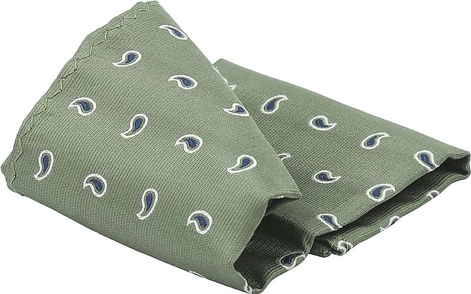 Geeignete Seidenkrawatte Paisley Grün - günstig online kaufen