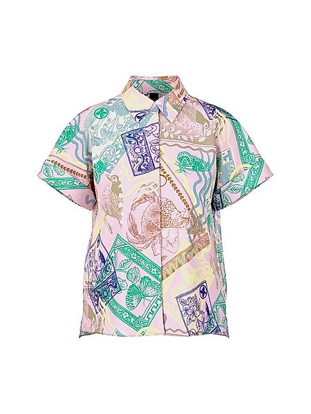 Marc Cain Kurzarmbluse Spring Fling Premium Damenmode mit grafischem Muster günstig online kaufen