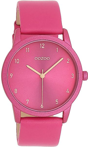OOZOO Quarzuhr C11080, Armbanduhr, Damenuhr, Lederarmband, günstig online kaufen