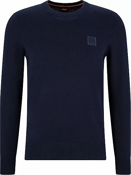 BOSS Pullover Kanovano Navy - Größe M günstig online kaufen