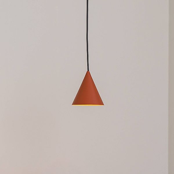 Hängeleuchte ZENITH, terracotta, Ø 11 cm, Metall, GU10 günstig online kaufen