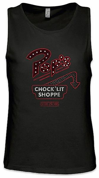 Urban Backwoods Tanktop Pop's Ärmelloses T-Shirt Shop Bar Imbiss Diner Logo günstig online kaufen