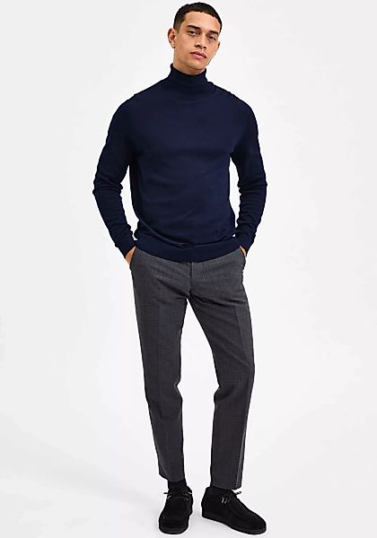 Selected Herren Rollkragen Pullover SLHTOWN MERINO COOLMAX Slim Fit günstig online kaufen