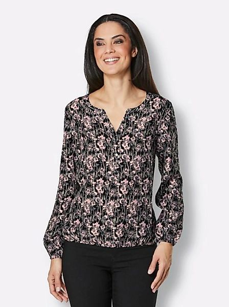 creation L Klassische Bluse Cupro-Viskose-Bluse günstig online kaufen