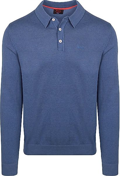 NZA Longsleeve Knitted Polo Blau - Größe XL günstig online kaufen