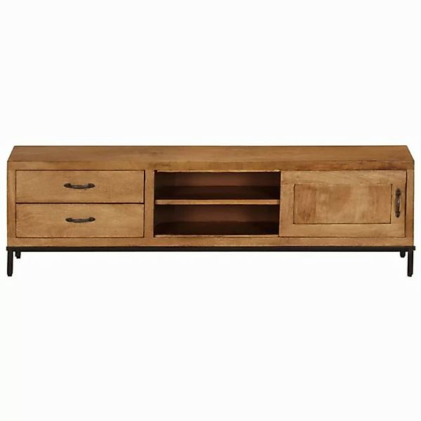 Tv-schrank Mangoholz Massiv 140 X 30 X 40 Cm günstig online kaufen