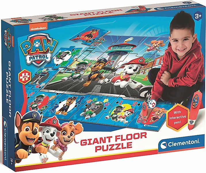 Clementoni® Puzzle Quiz-Bodenpuzzle PAW Patrol, 24 günstig online kaufen