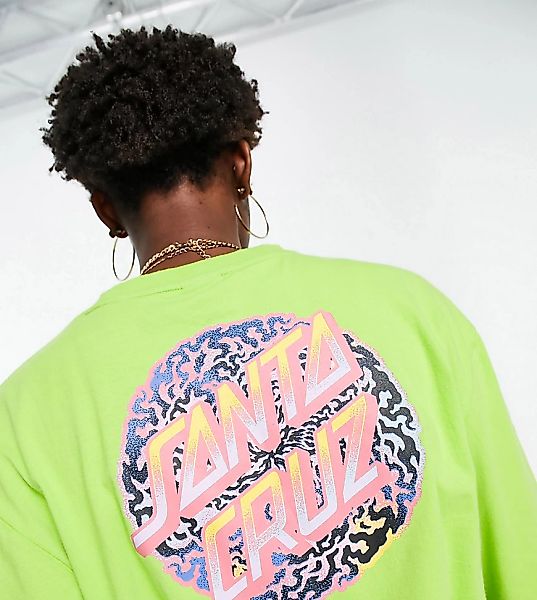 Santa Cruz – Obscure – Langärmliges Shirt in Hellgrün mit Kreismotiv günstig online kaufen