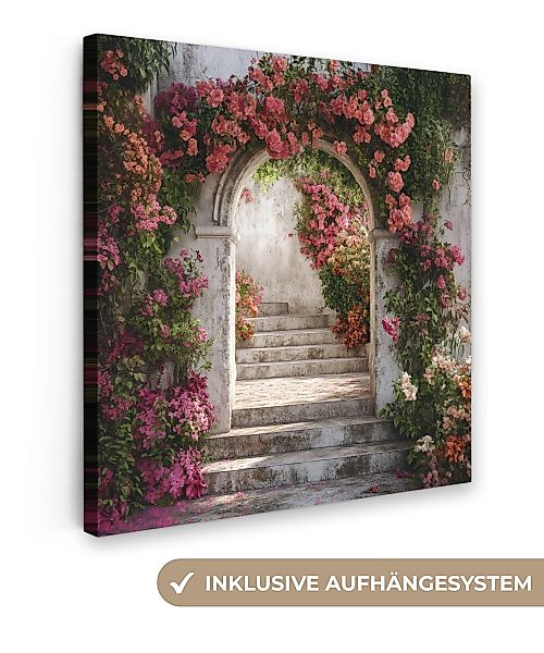 OneMillionCanvasses® Leinwandbild Fensterblick - Fenster - günstig online kaufen
