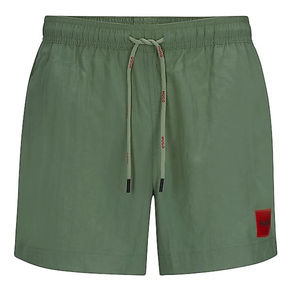 HUGO Badeshorts Dominica mit großem Marken-Patch günstig online kaufen