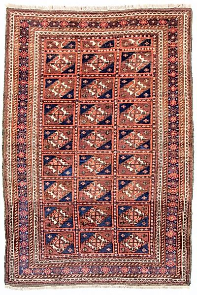 morgenland Wollteppich »Buchara Teppich handgeknüpft blau«, rechteckig günstig online kaufen