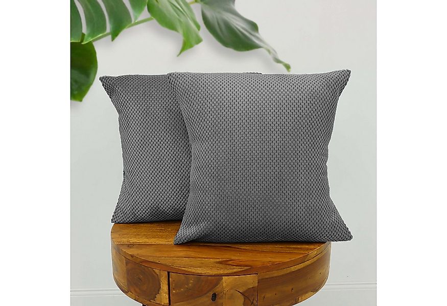 Amilian Dekokissen 2er Set Kissen - Zierkissen - Sofakissen mit Füllung und günstig online kaufen