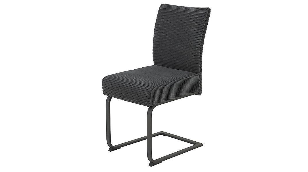 Die Möbelfundgrube® Freischwinger Freischwinger anthrazit / günstig online kaufen