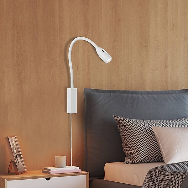 LED-Wandleuchte Sten mit Gestensteuerung, weiß günstig online kaufen