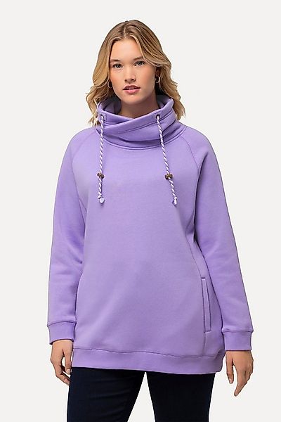 Ulla Popken Sweatshirt Bis 64 Sweatshirt mit Stehkragen Pullover günstig online kaufen