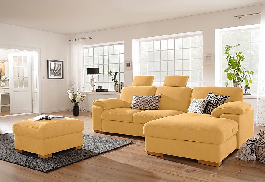 Home affaire Ecksofa Ventura L-Form, wahlweise günstig online kaufen