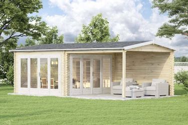 Alpholz Gartenhaus Holz Freiburg-44 ISO, BxT: günstig online kaufen