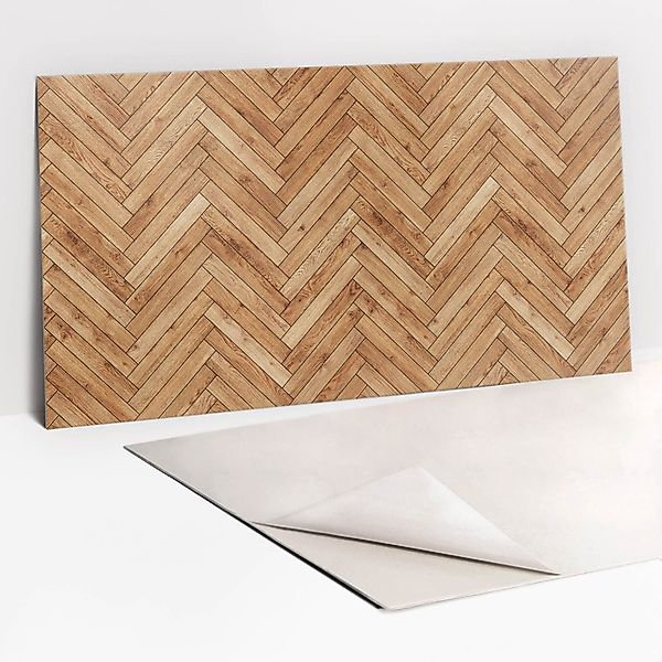 Tulup Wandpaneel Wandverkleidung Holzparkett 100x50cm Vinylfliesen günstig online kaufen