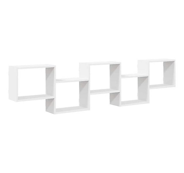 vidaXL Regal Würfelregal 5 Fächer Weiß Holzwerkstoff, 1-tlg. günstig online kaufen