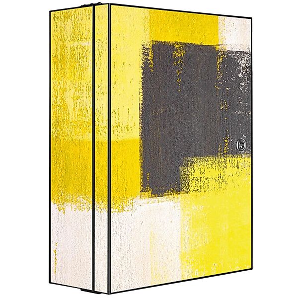 Banjado XXL Medizinschrank Abschliessbar 35x46x15cm Arzneischrank Anthrazit günstig online kaufen