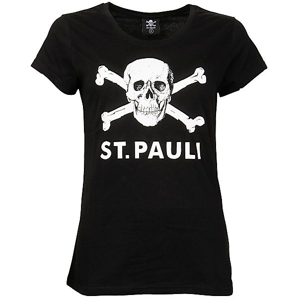 FC St. Pauli T-Shirt Totenkopf taillierter günstig online kaufen
