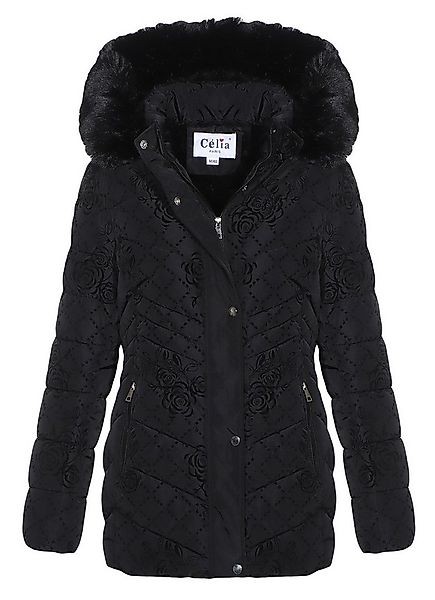 Aurela Damenmode Steppjacke Damen Winterjacke mit Teddyfutter mit abnehmbar günstig online kaufen