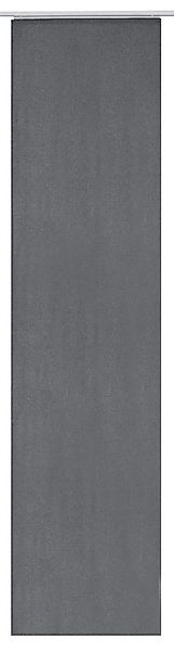 ELBERSDRUCKE Schiebegardine blickdichter Schiebevorhang Lino d.grau 245x60c günstig online kaufen