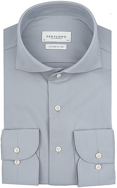 Profuomo Japanese Knitted Hemd Light Blue - Größe 40 günstig online kaufen