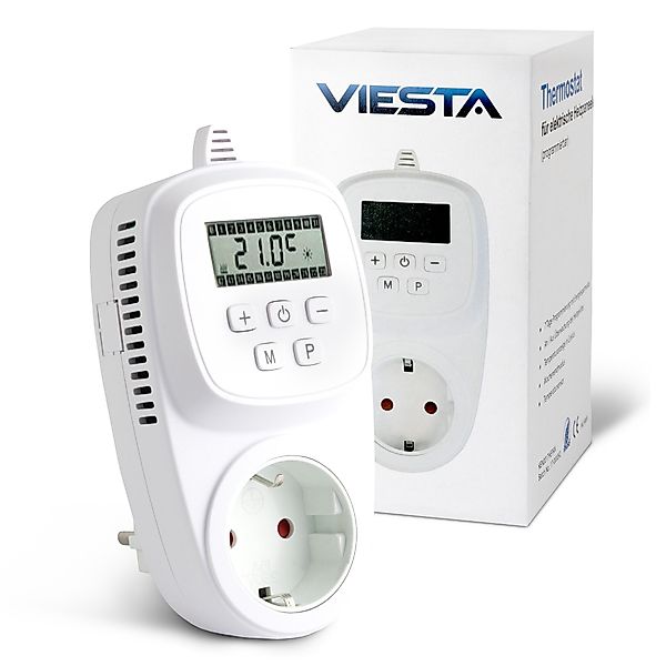 VIESTA Heizkörperthermostat TH12 Digitaler Thermostat Steckdosenthermostat günstig online kaufen