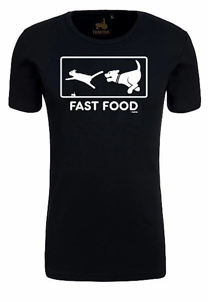 LOGOSHIRT T-Shirt Fast Food mit lustigem günstig online kaufen