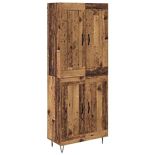 vidaXL Highboard Altholz 69,5 x 34 x 180 cm Holzwerkstoff 3415613 günstig online kaufen