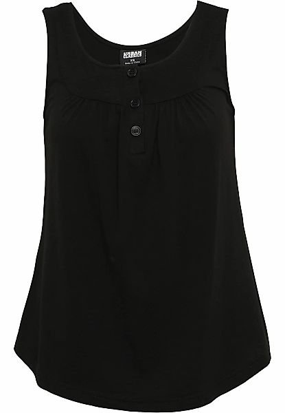 URBAN CLASSICS Muskelshirt "Urban Classics Damen Ladies Viscose Button Up T günstig online kaufen