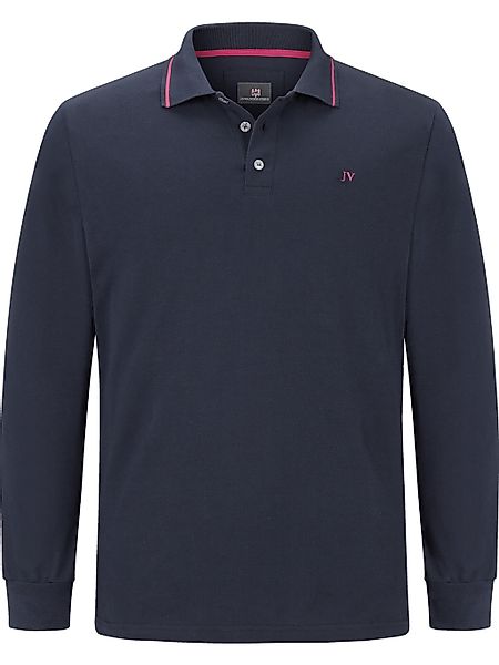 Jan Vanderstorm Langarm-Poloshirt ELLIS in hochwertiger Pikee-Qualität günstig online kaufen