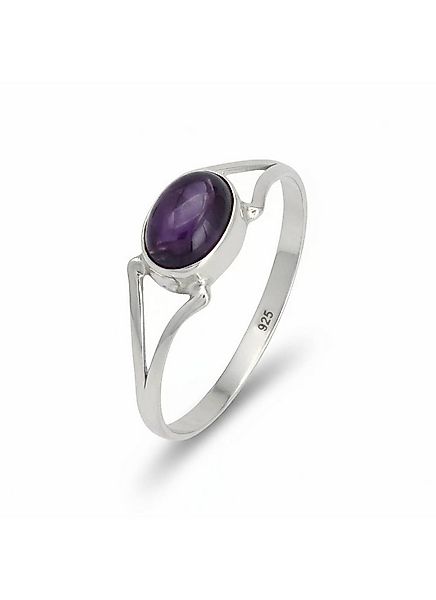mantraroma Silberring TEKILI oval aus 925 Silber mit Amethyst (Ring mit Sch günstig online kaufen