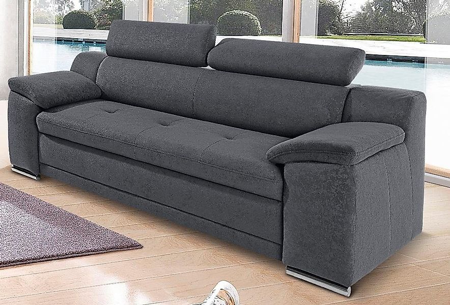 sit&more 3-Sitzer "Andiamo", inklusive Kopfteilverstellung günstig online kaufen