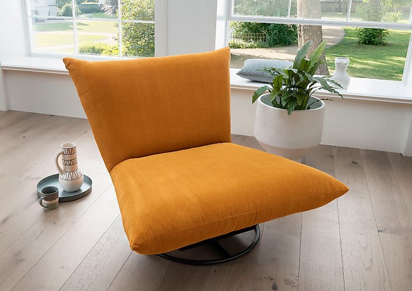 Home affaire Drehsessel "Cremona" 360 drehbar mit Metallfuß günstig online kaufen