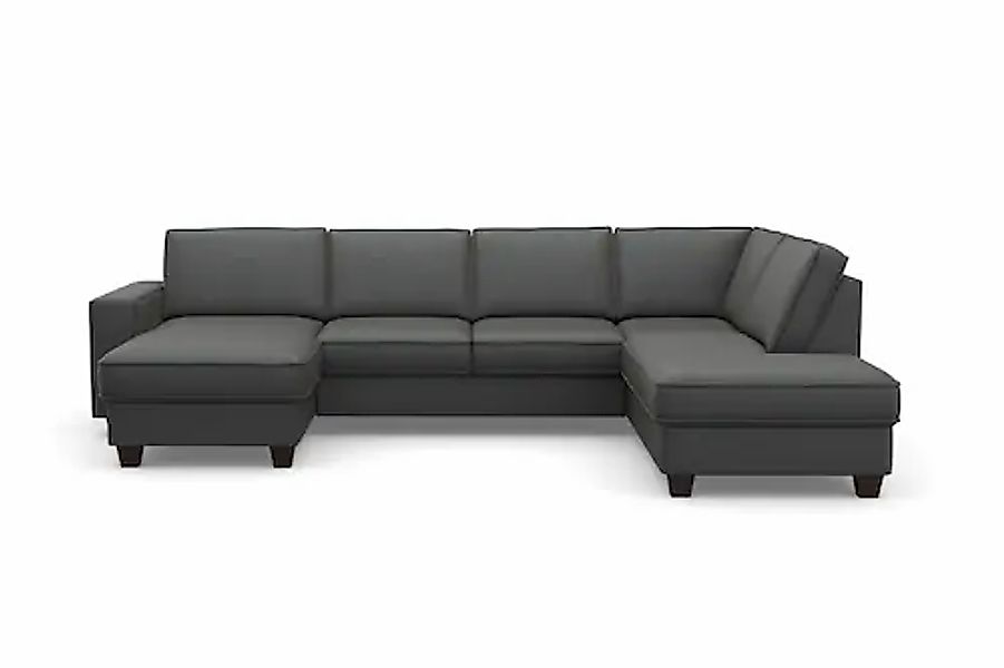 Home affaire Wohnlandschaft »County U-Form« wahlweise Ottomane links oder r günstig online kaufen