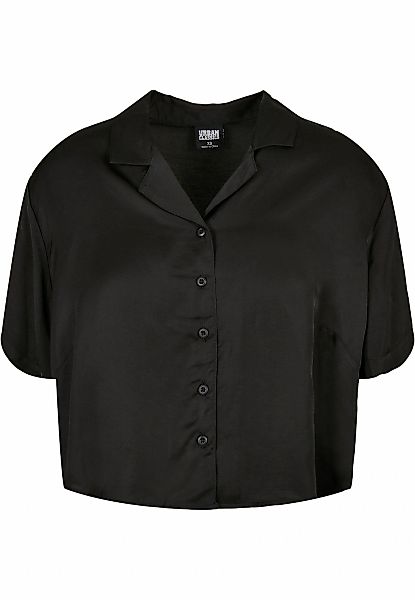 URBAN CLASSICS Karohemd "Urban Classics Damen Ladies Viscose Satin Resort S günstig online kaufen