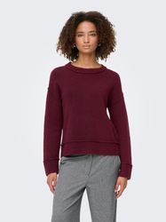 ONLY Strickpullover ONLHAZEL LS DETAIL O-NECK günstig online kaufen