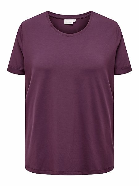 ONLY CARMAKOMA Kurzarmshirt "CARMOSTER S/S FOLD UP TOP JRS NOOS" günstig online kaufen