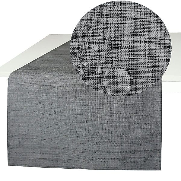 Tischdecke SAISON Outdoor Grau 40x140 Tischläufer günstig online kaufen