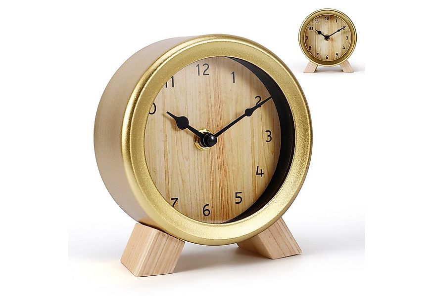 BlingBin Wecker Analoger Wecker ohne Ticken Nachttisch-Wecker Tischuhr Deko günstig online kaufen