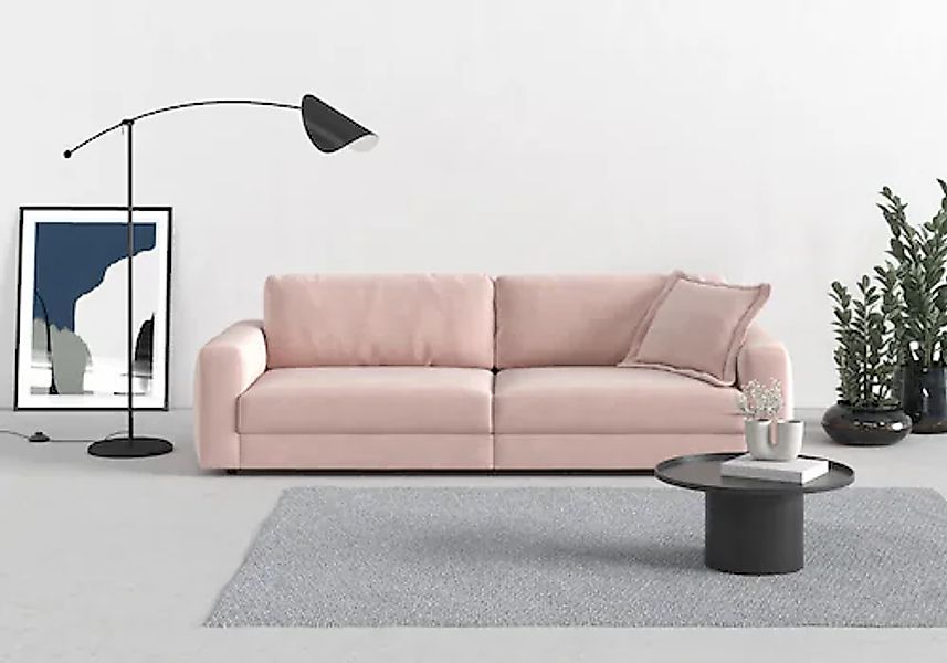 TRENDMANUFAKTUR Big-Sofa »Bourbon« extra tiefe Sitzfläche, wahlweise mit Si günstig online kaufen